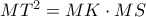 MT^2=MK\cdot MS