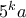 5^{k}a