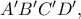 A'B'C'D', A'B'C'D',