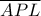 \overline {APL}