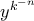 y ^{k^{-n}}