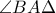 \angle BA\Delta 