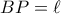 BP= \ell