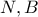 N,B