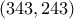 (343 , 243)