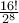 \frac{16!}{2^8}