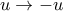 \displaystyle u\to -u