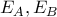 E_{A},E_{B}