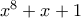 x^8+x+1