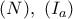 (N),\ (I_{a})