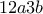 12a3b