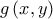 g\left(x,y \right)