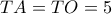 TA=TO=5