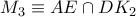 M_{3}\equiv AE\cap DK_{2}