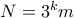N=3^km