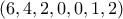(6,4,2,0,0,1,2) (6,4,2,0,0,1,2)