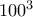 100^3