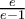 \frac{e}{e-1}