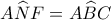 A\widehat NF=A\widehat BC