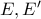 E,E'