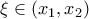 \xi \in (x_1, x_2)