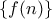 \{f(n)\}
