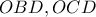 OBD, OCD