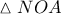 \vartriangle NOA