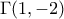 \Gamma (1,-2)