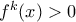 f^k(x) > 0