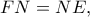 FN=NE,