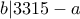 b|3315-a