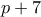 p+7