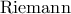 {\rm Riemann}