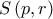 S\left( p,r\right) 