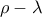 \rho-\lambda