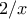 2/x