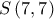 S\left( {7,7} \right)