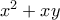 x^2+xy