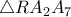 \triangle RA_{2}A_{7}
