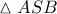 \vartriangle ASB
