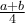 \frac{a+b}{4}