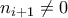 n_{i+1} \neq 0 n_{i+1} \neq 0