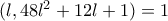 (l,48l^2+12l+1)=1