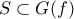 \displaystyle{S \subset G(f)}