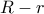 R-r