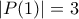 |P(1)|=3