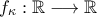 f_{\kappa}:\mathbb{R}\longrightarrow\mathbb{R}