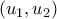 (u_1, u_2)