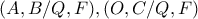 (A,B/Q,F),(O,C/Q,F)